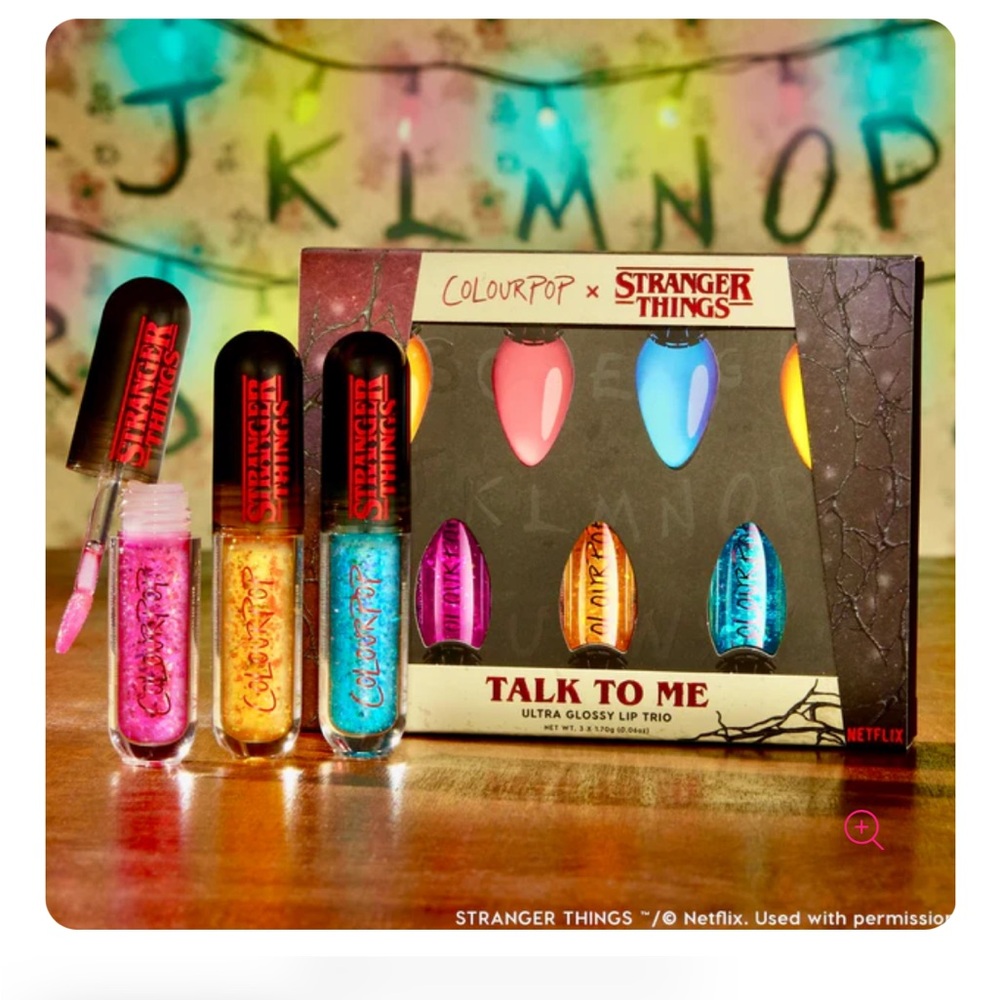 ColourPop x Stranger Things Talk To Me Lip Trio